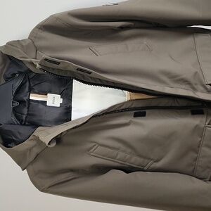 Boy's Boss Hooded Long Coat Size 14